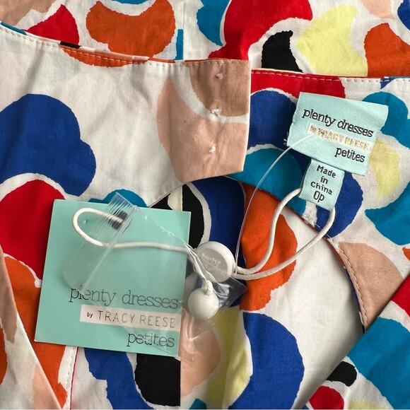 Anthropologie NWT Plenty Dresses By Tracy Reese Floral Cut Out Dress Sz 0P - Picture 8 of 8